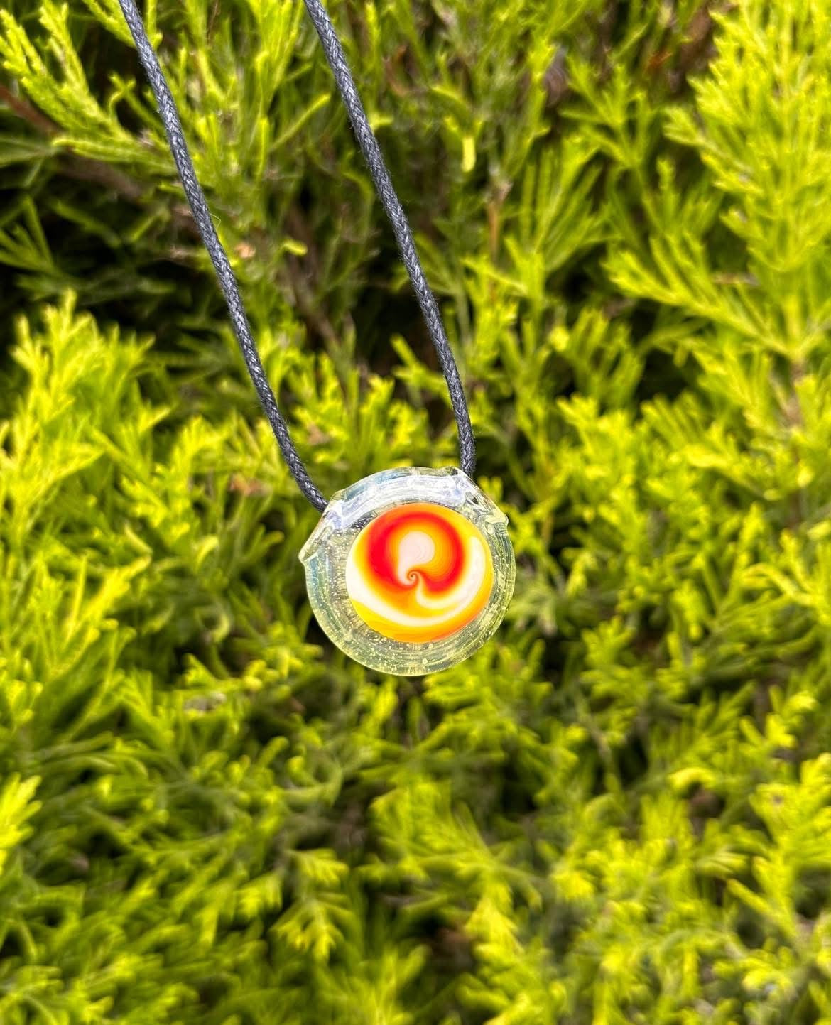 Glass Disk Pendant