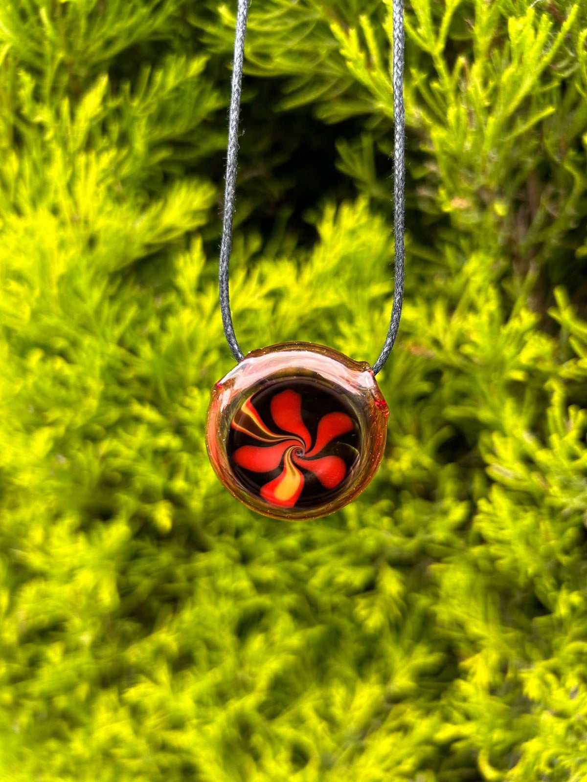Glass Disk Pendant