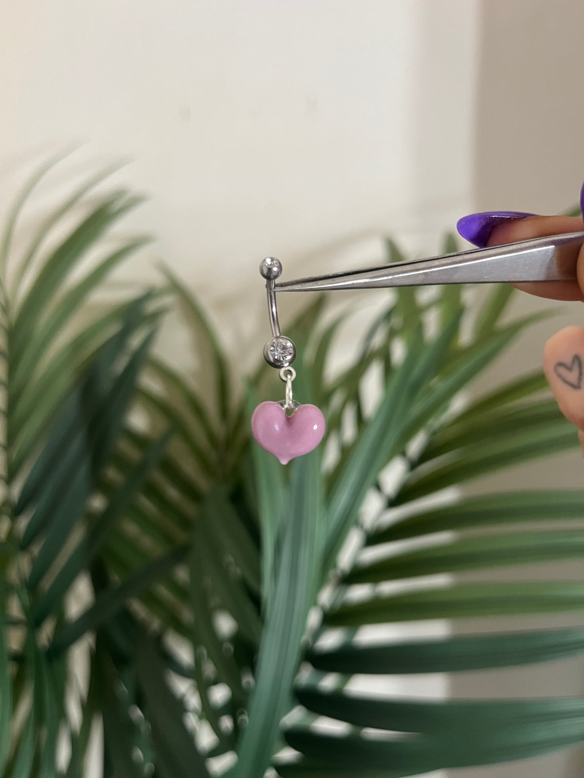 Glass Heart Belly Bars
