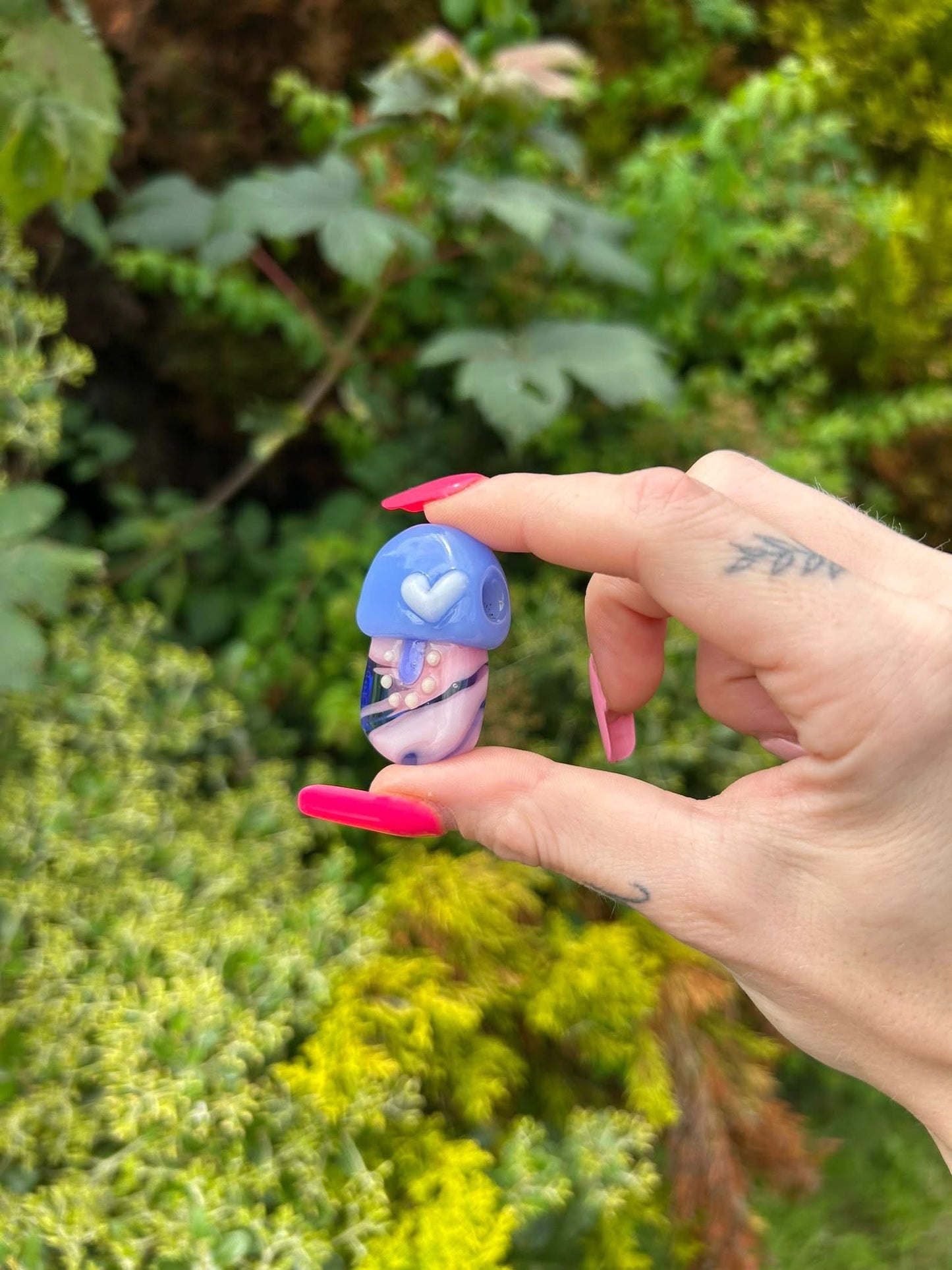 Glass Kiwi Pendant