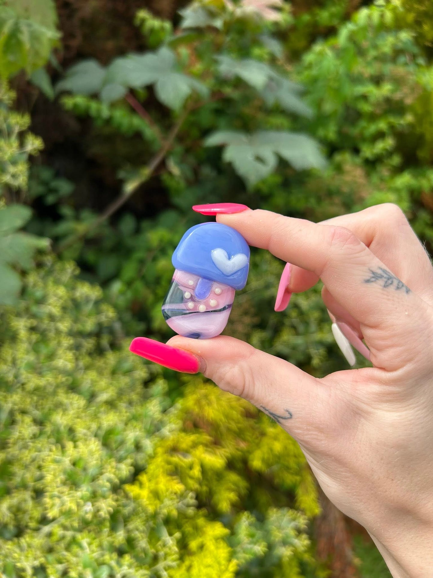 Glass Kiwi Pendant