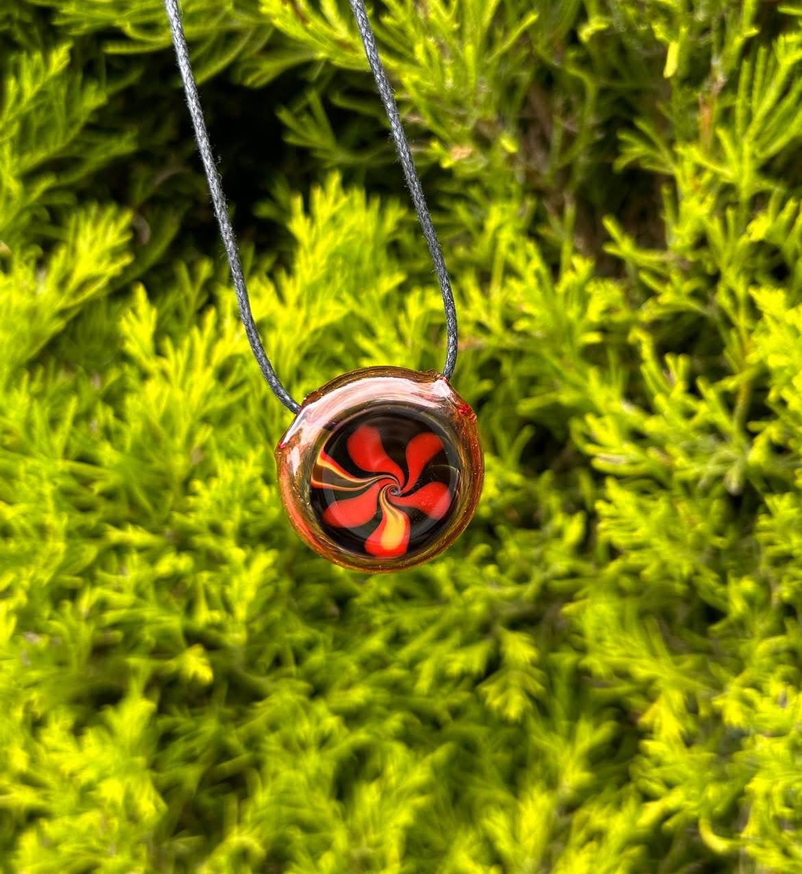 Glass Disk Pendant