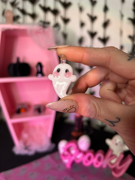 Glass Ghost Pendant
