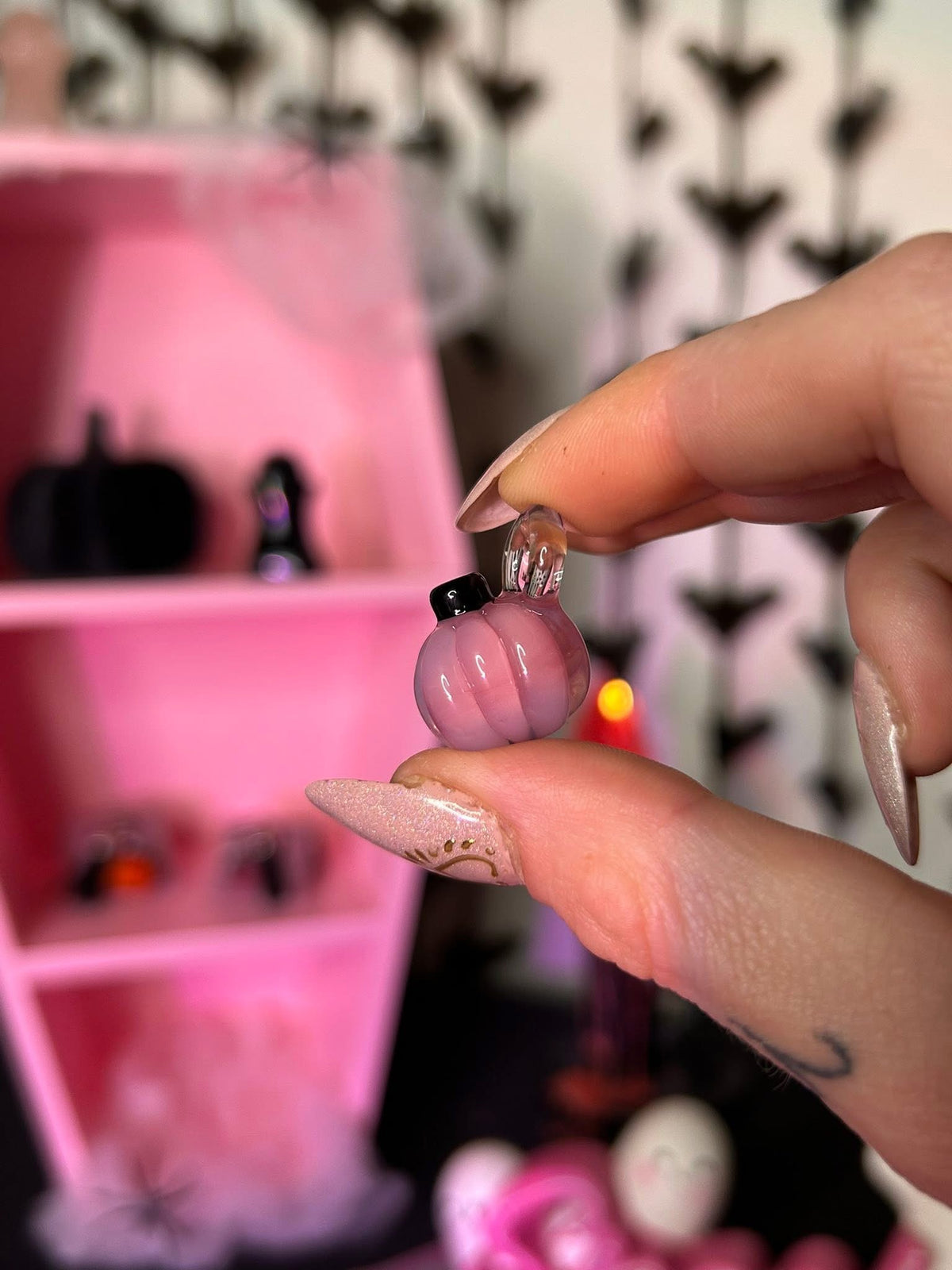 Glass Pumpkin Pendant