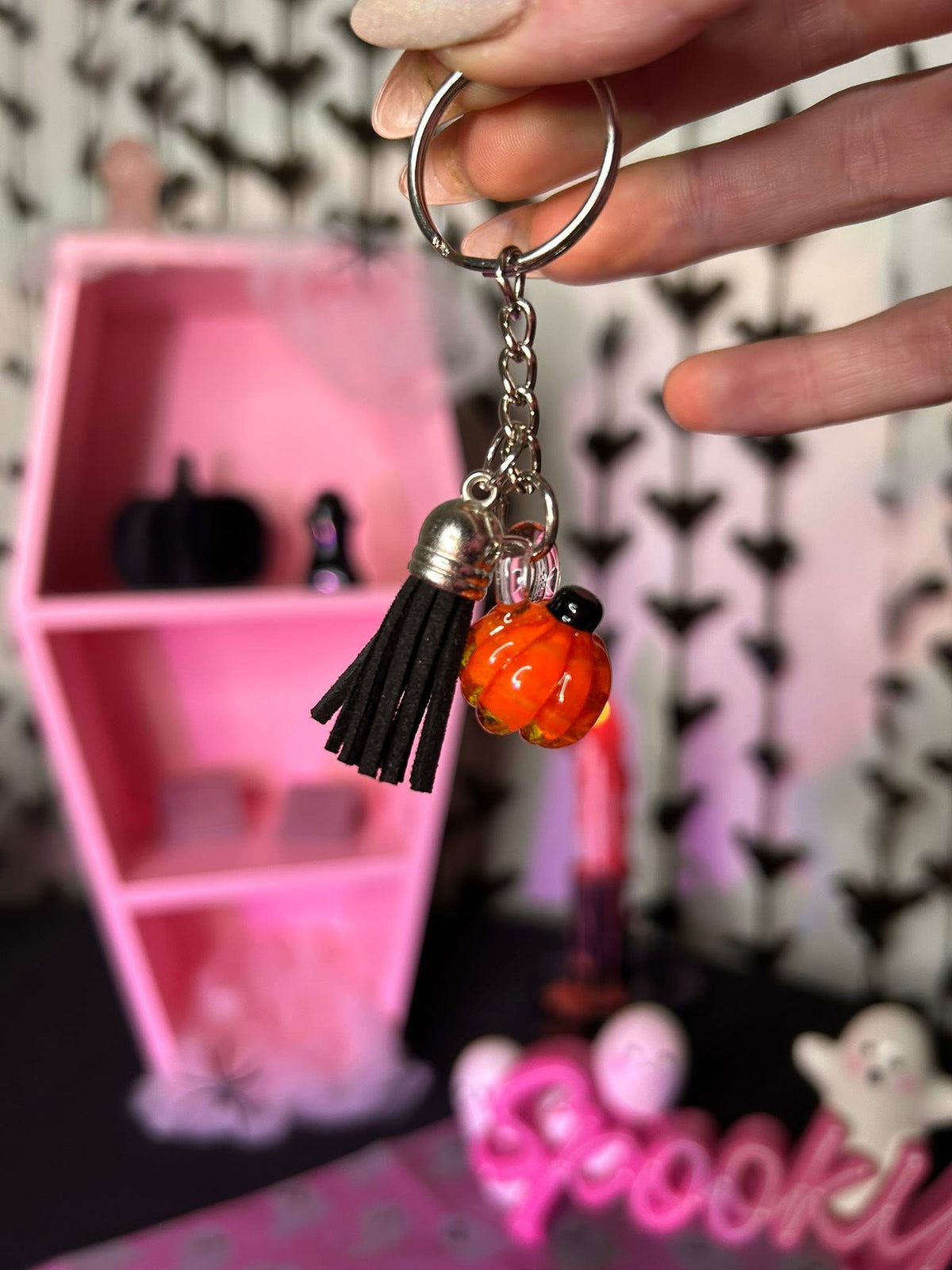 Glass Pumpkin Pendant