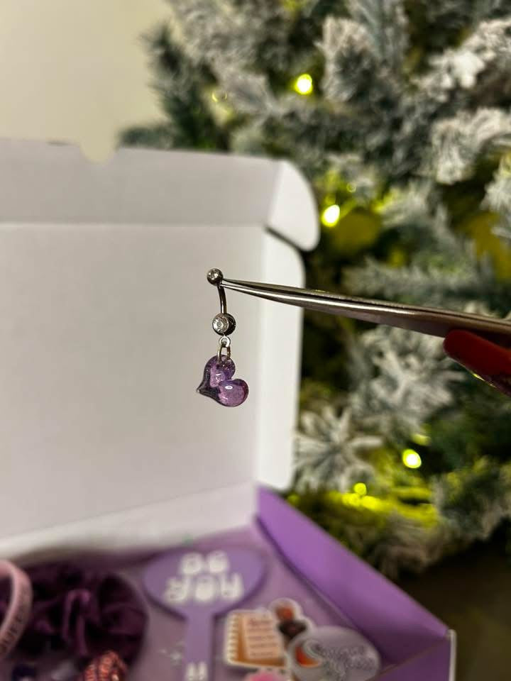 Glass Heart Belly Bar