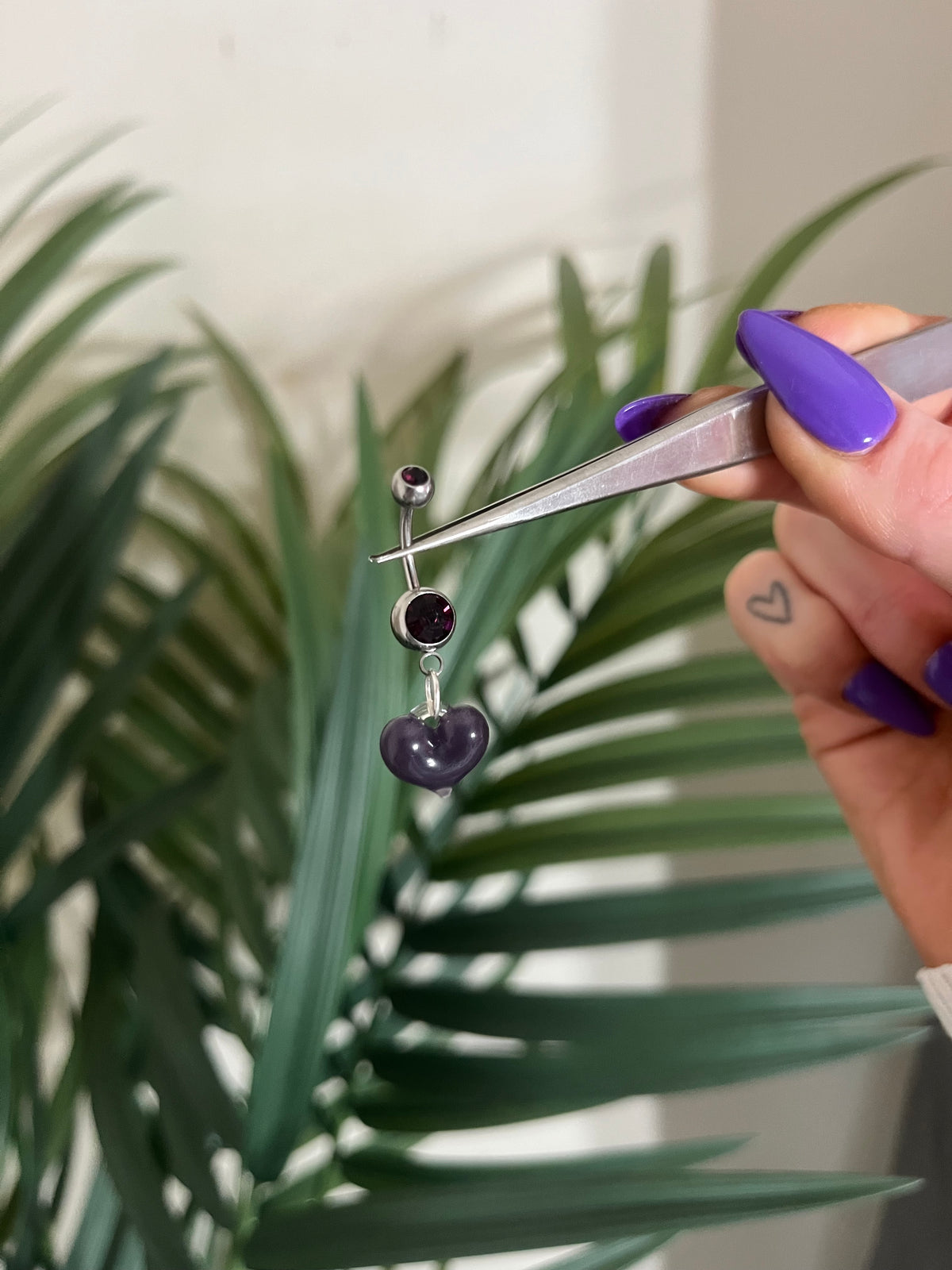 Glass Heart Belly Bars