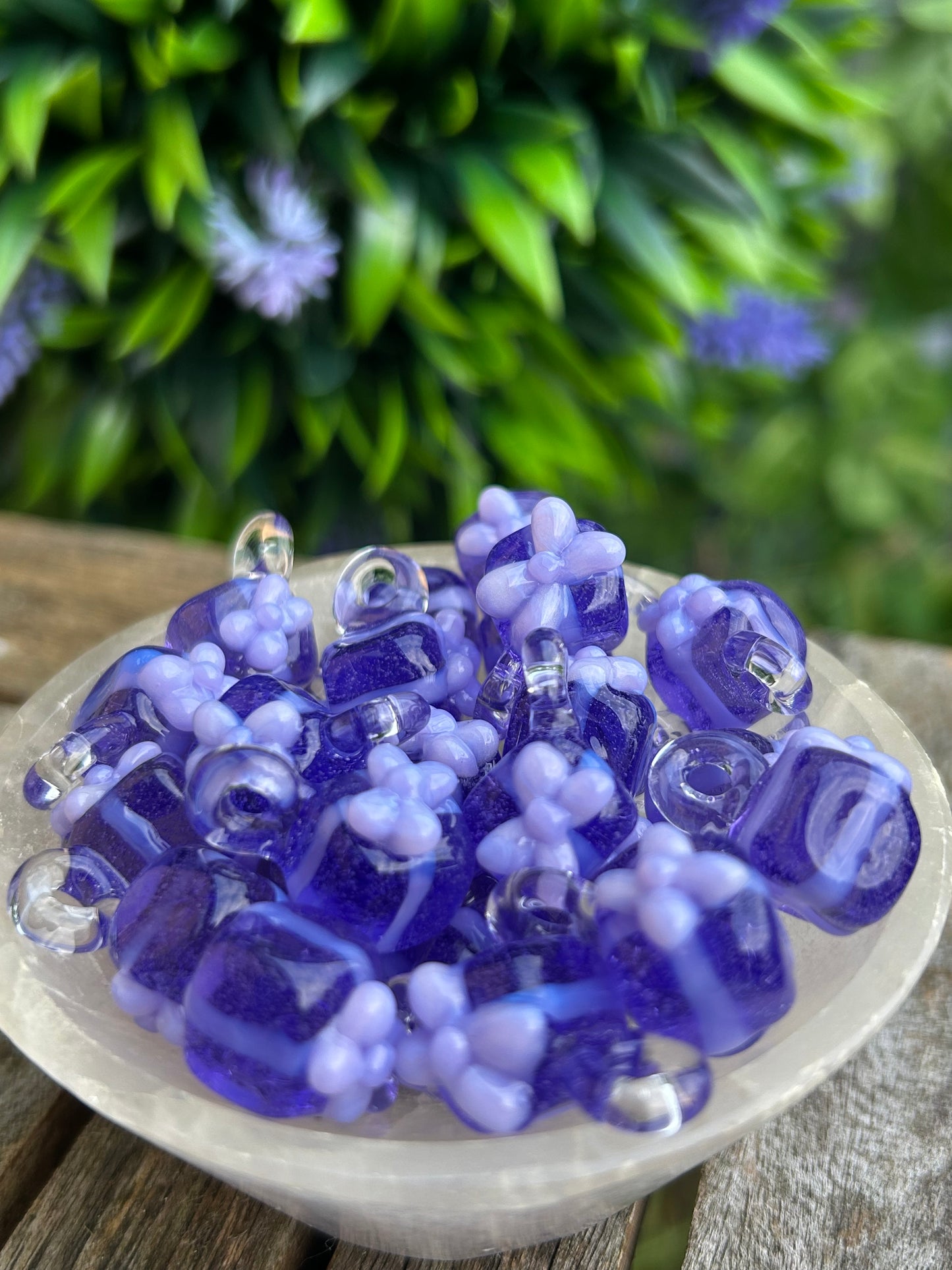 Purple Gift Box Pendant