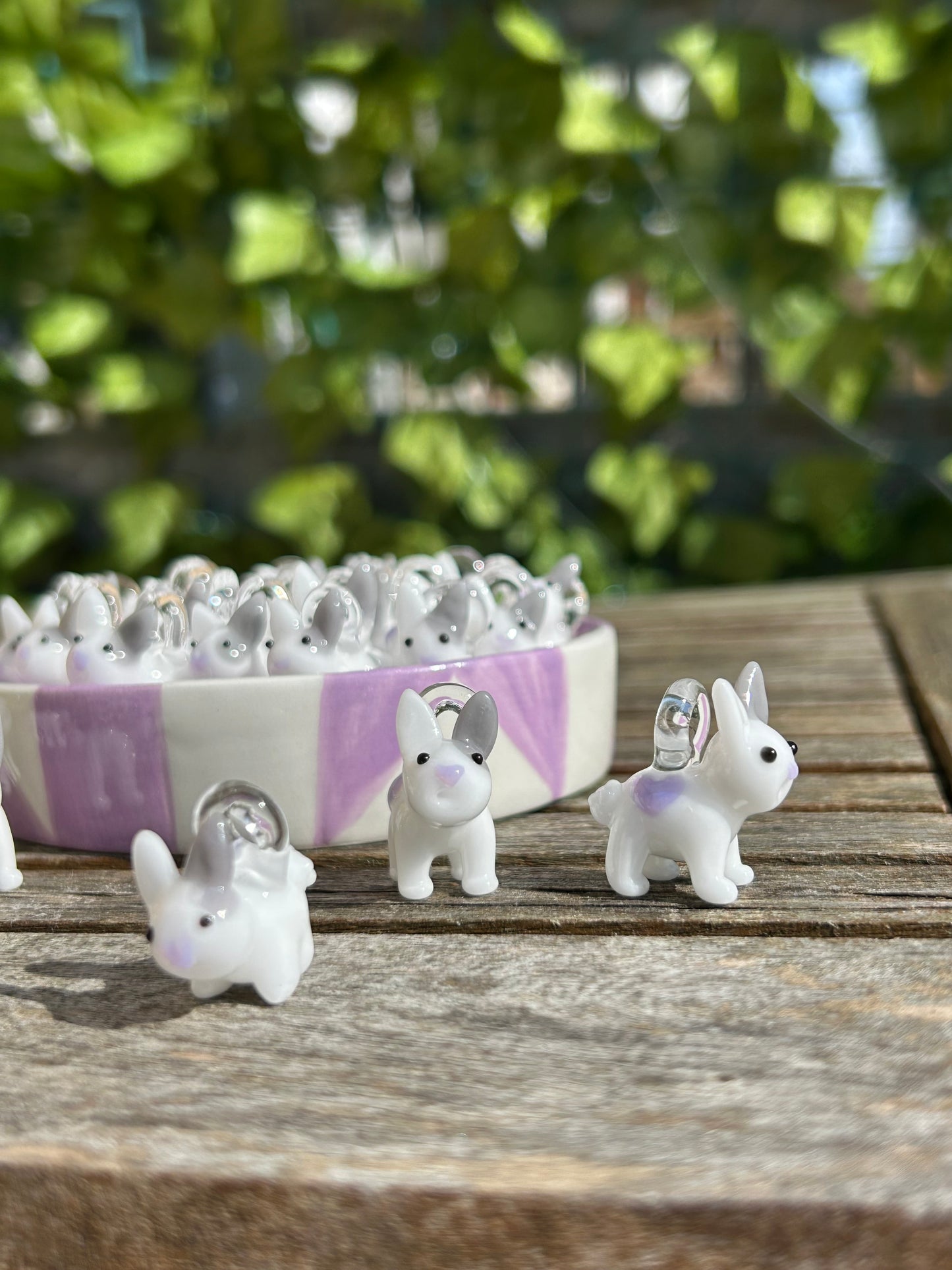 Glass Bunny Pendant