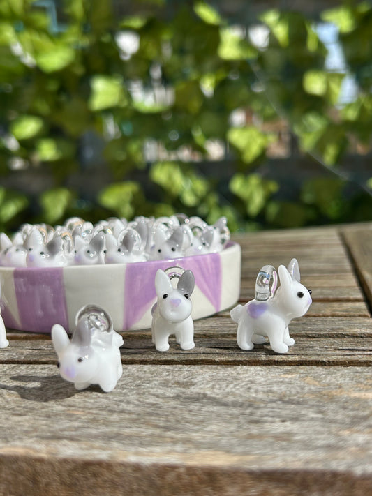 Glass Bunny Pendant
