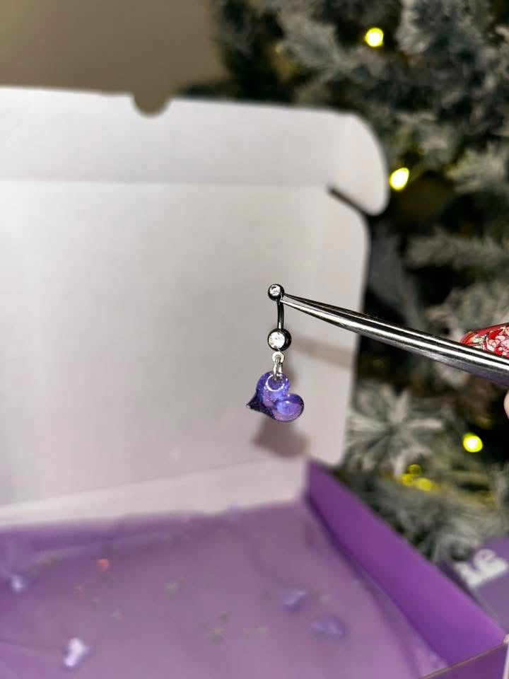 Glass Heart Belly Bar