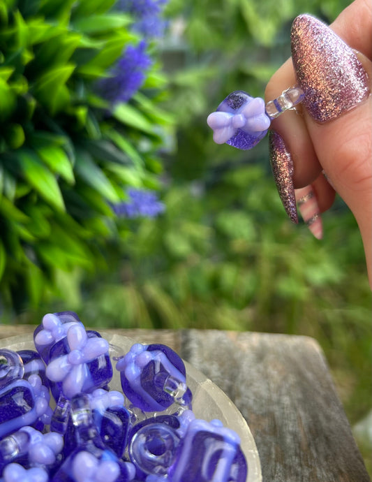 Purple Gift Box Pendant